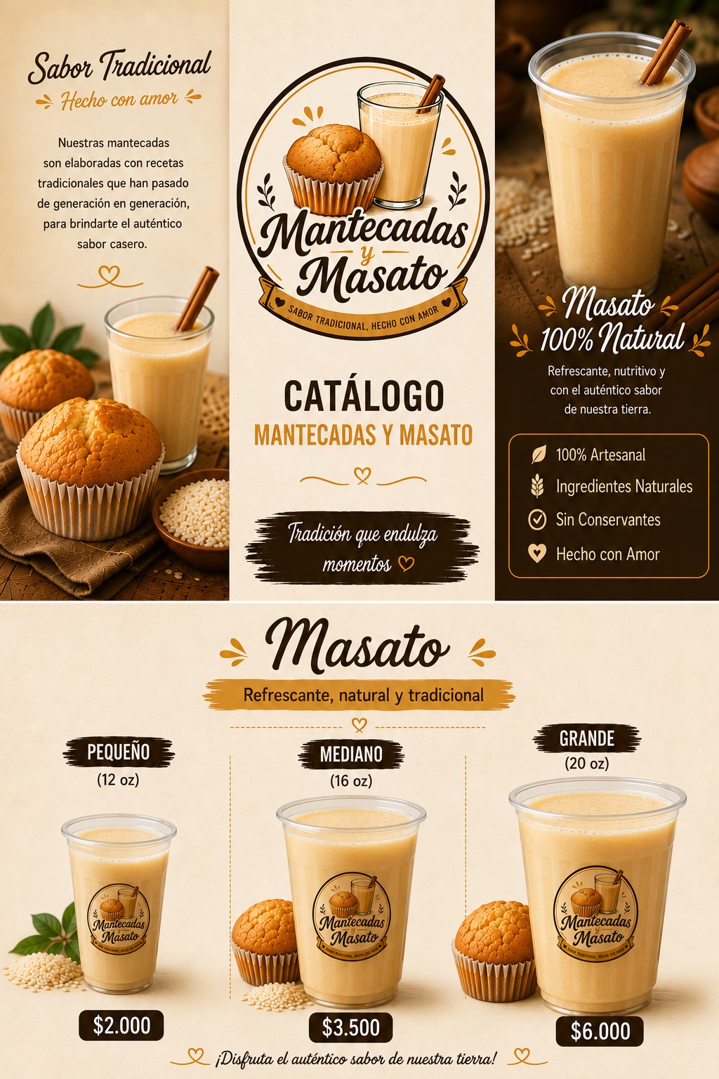 Mantecadas y Masato · Catálogo Codo a Codo